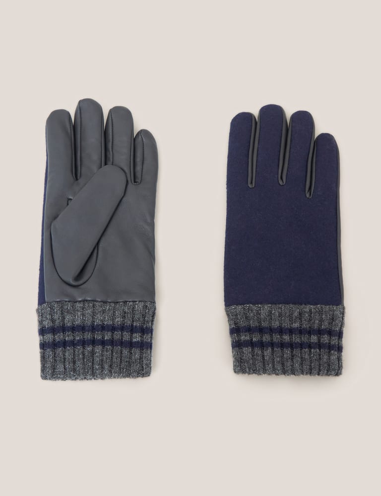 M&s leather gloves sales