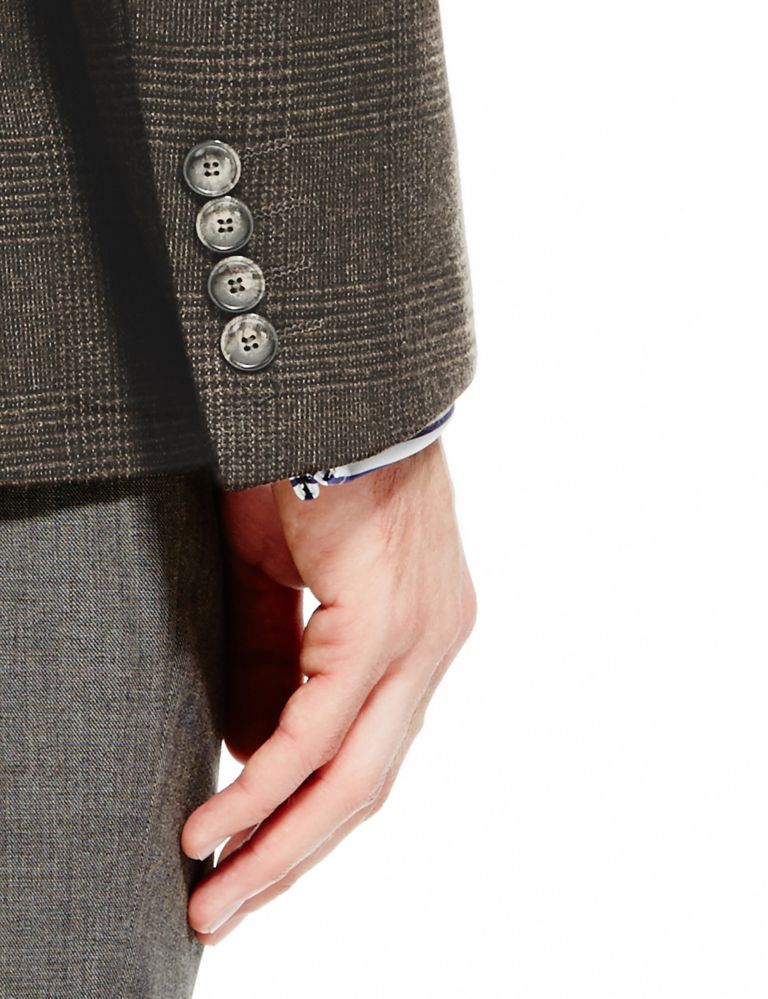 Wool Rich 2 Button Check Jacket 4 of 5