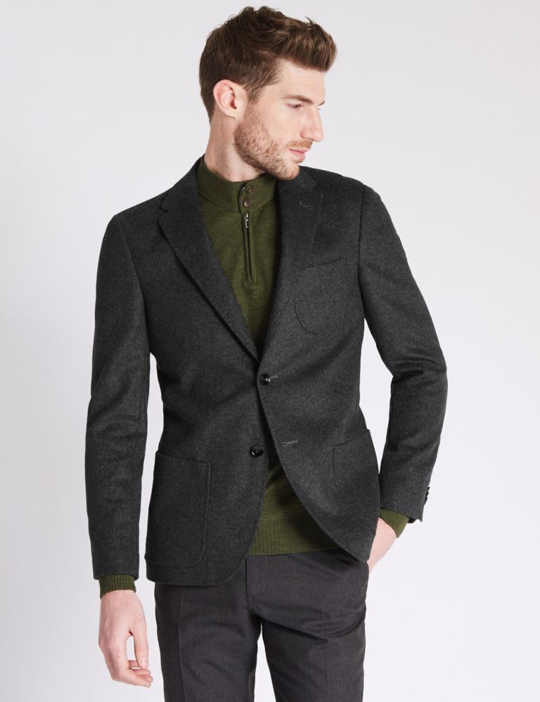 Wool Rich 2 Button Jacket 1 of 6