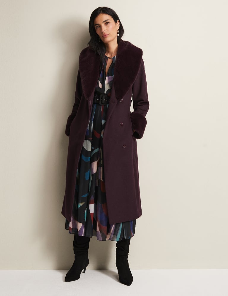 Belted Shawl Collar Coat