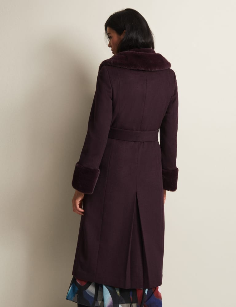 Belted shawl collar sale coat