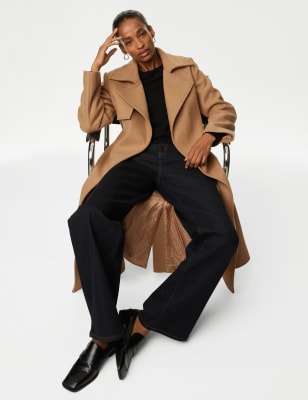 10 Ways To Wear A Camel Wool Coat - Classy Yet Trendy