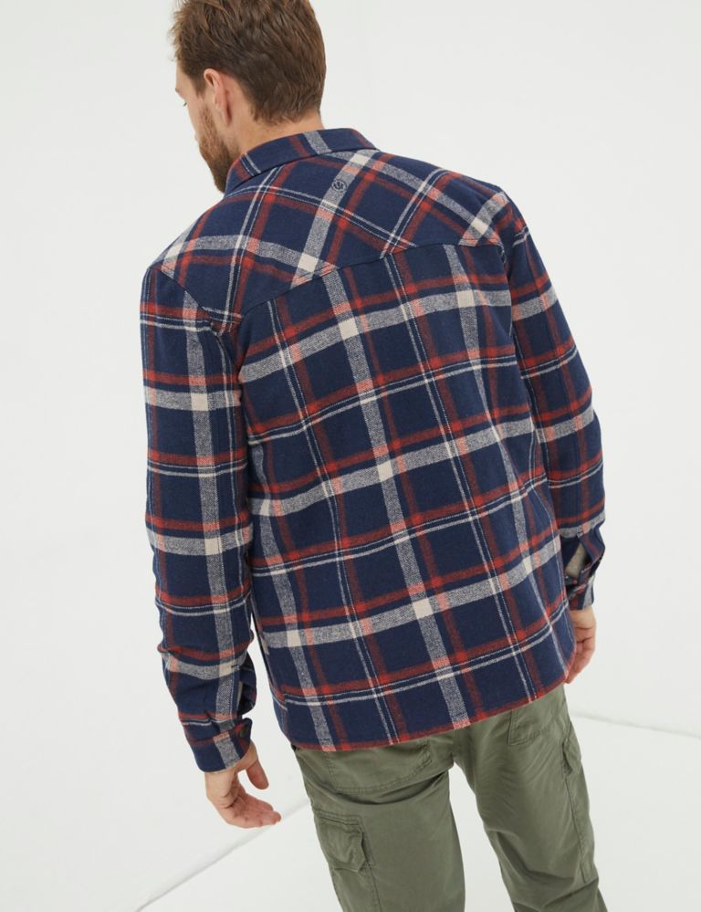Wool Rich Check Overshirt 3 of 5