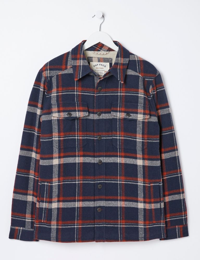 Wool Rich Check Overshirt 2 of 5