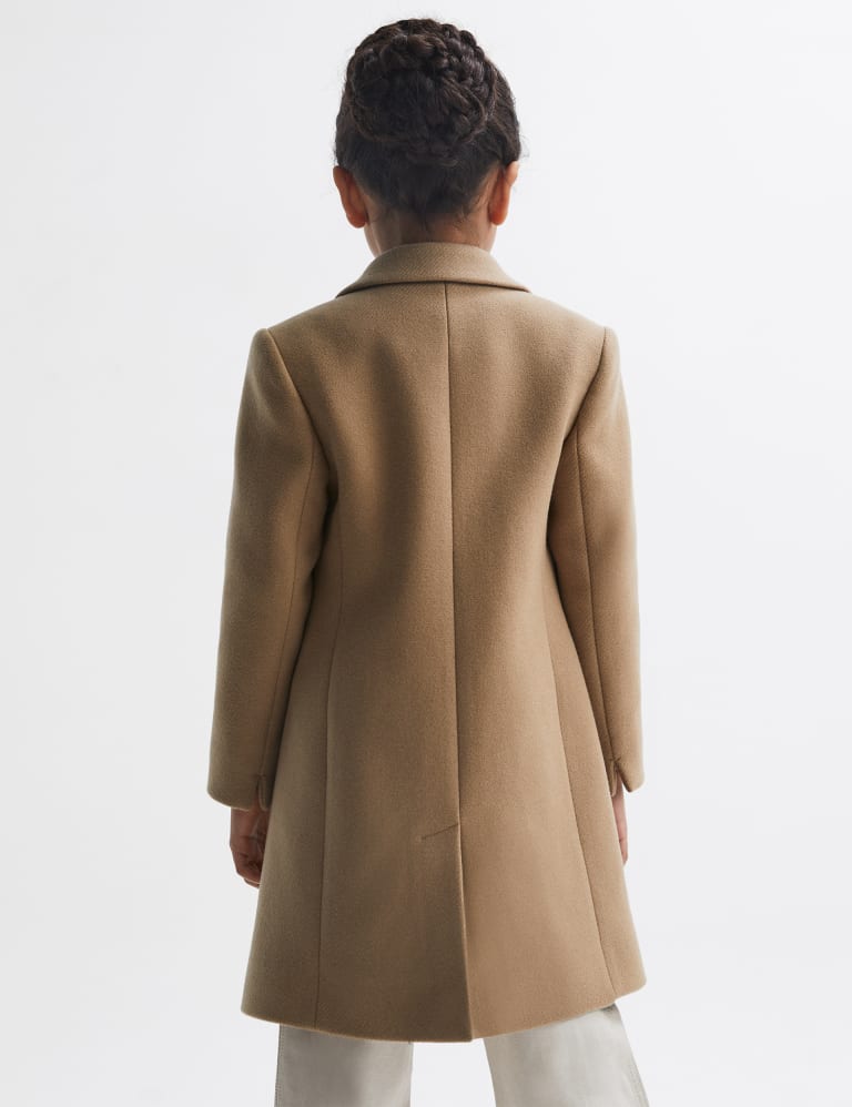 Girls wool blend coat best sale