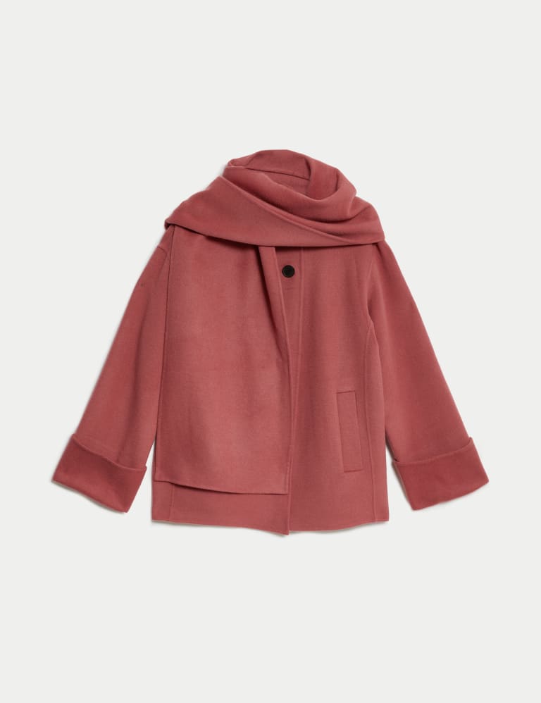 Jaeger collarless on sale coat