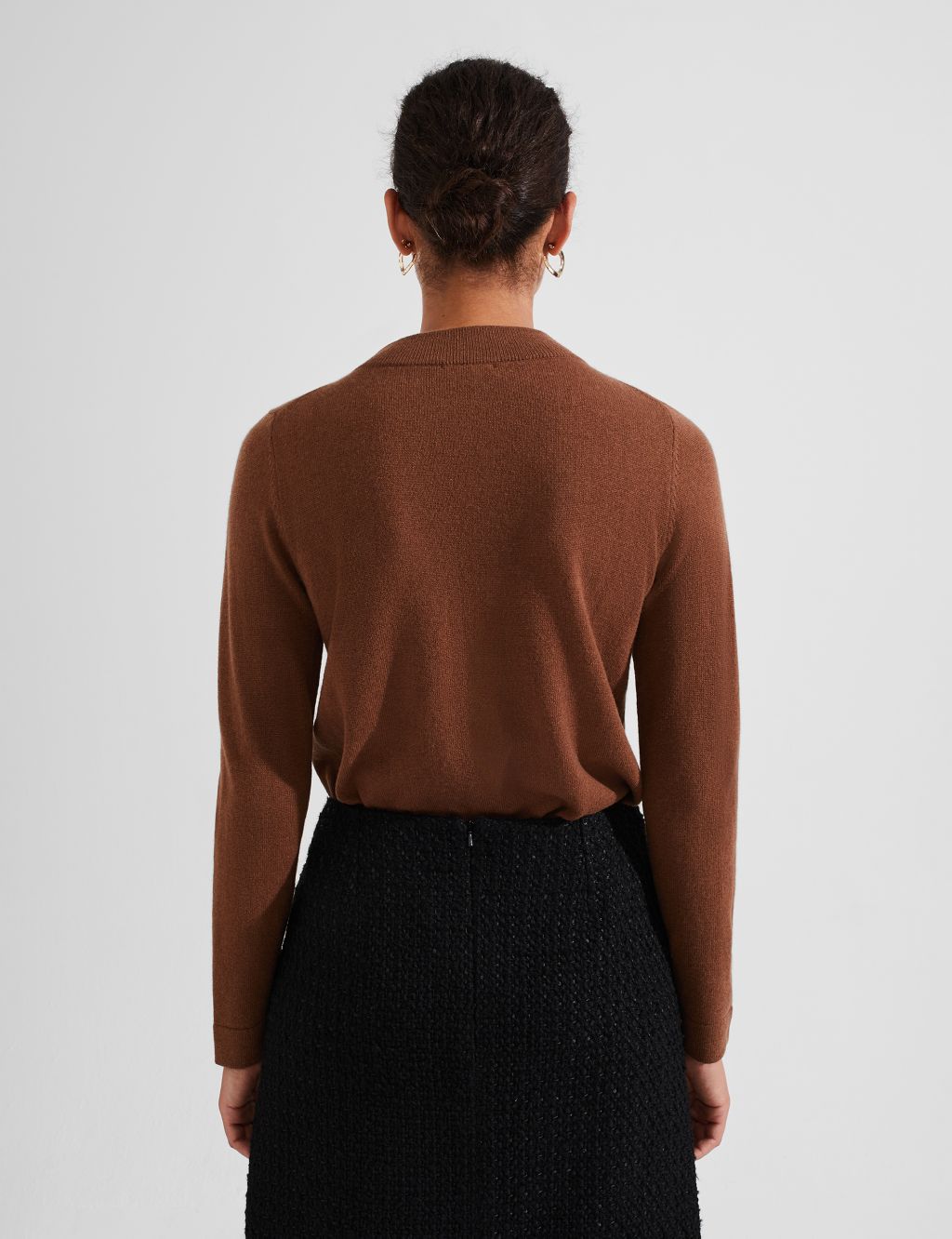 Wool Rich Crew Neck Jumper with Cashmere 6 of 7