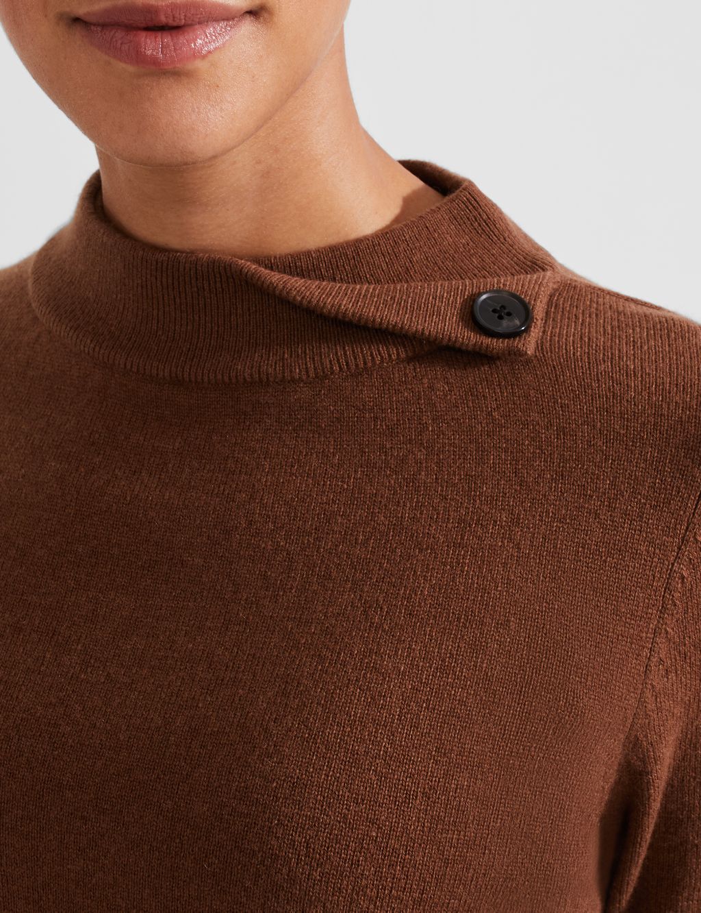 Wool Rich Crew Neck Jumper with Cashmere 4 of 7
