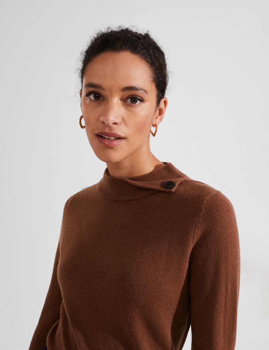 Wool Rich Crew Neck Jumper with Cashmere 5 of 7