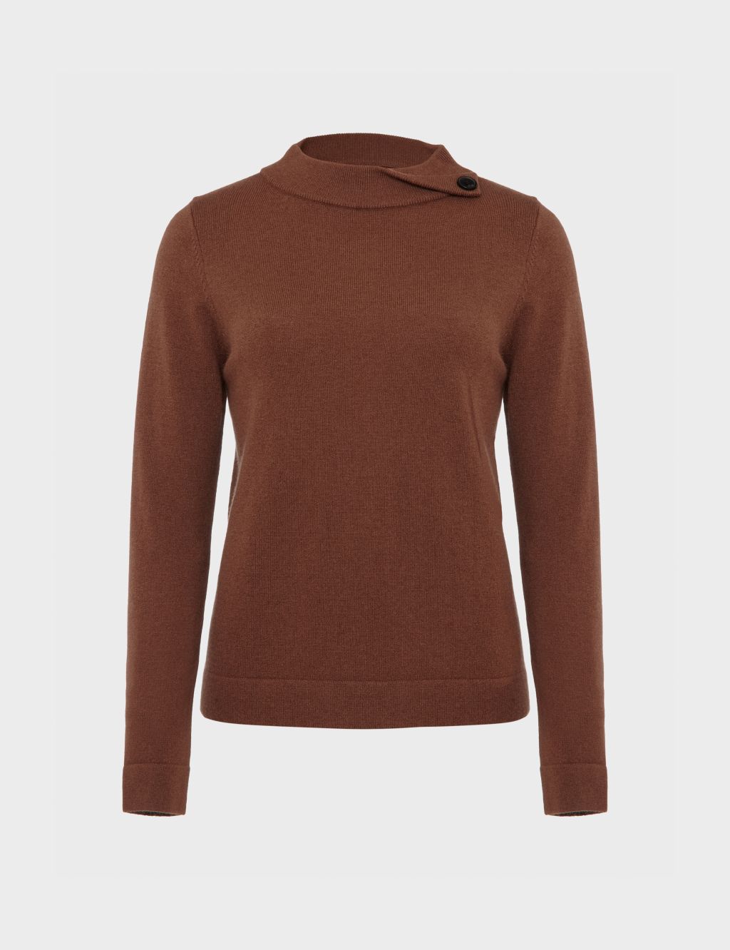 Wool Rich Crew Neck Jumper with Cashmere 1 of 7