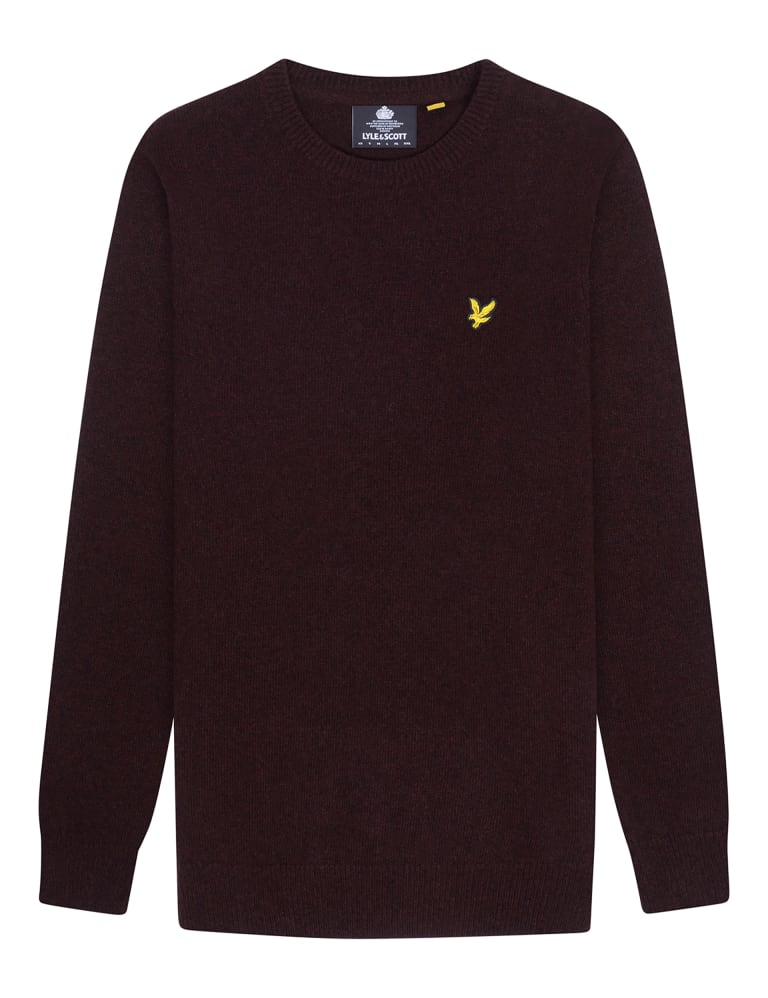 Lyle and scott burgundy jumper top