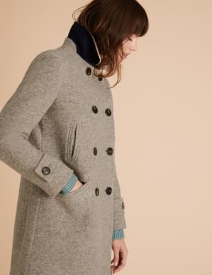 Marks and spencer peacoat 2024 womens