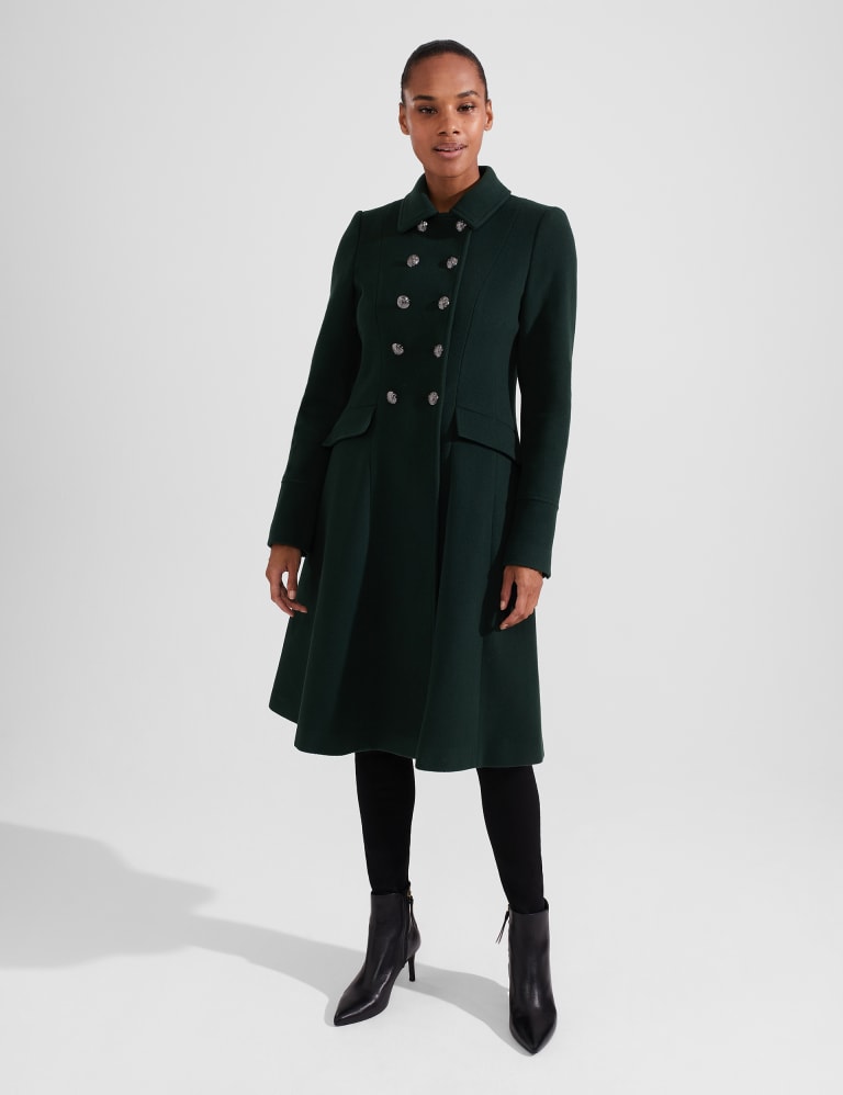 Hobbs short trench discount coat