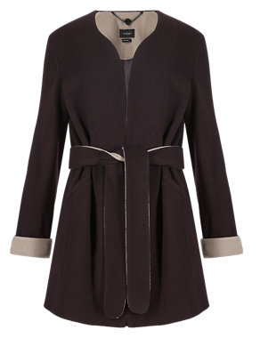 Wool Rich Double Face Belted Coat with Cashmere Image 2 of 5