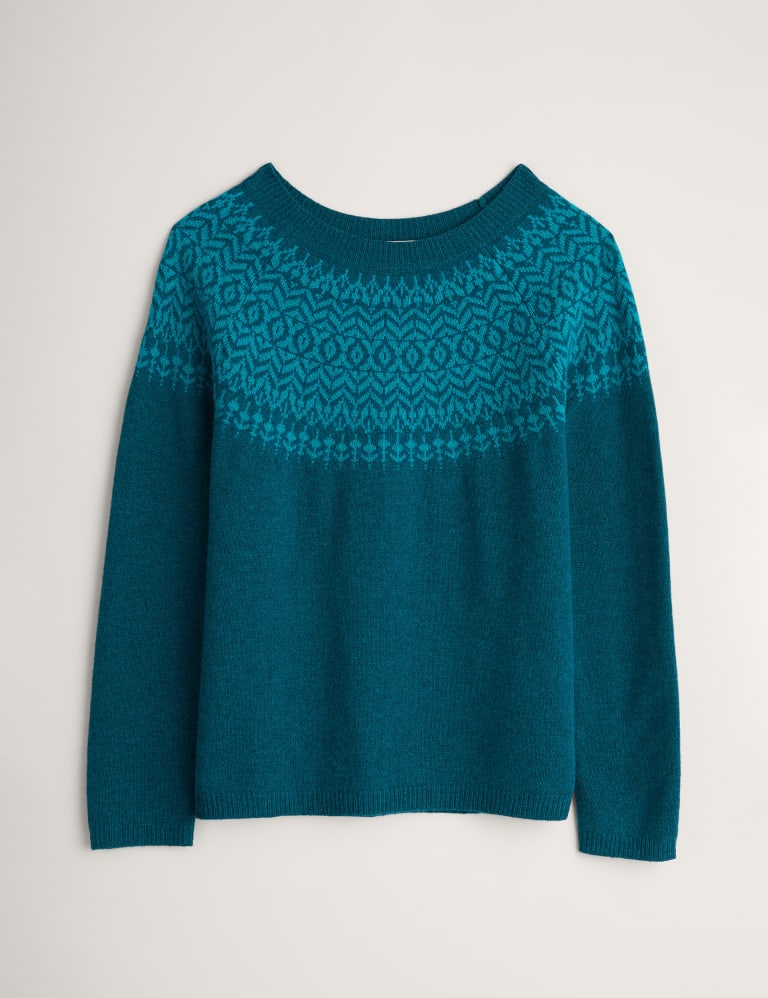 Wool Rich Fair Isle Crew Neck Jumper | Seasalt Cornwall | M&S