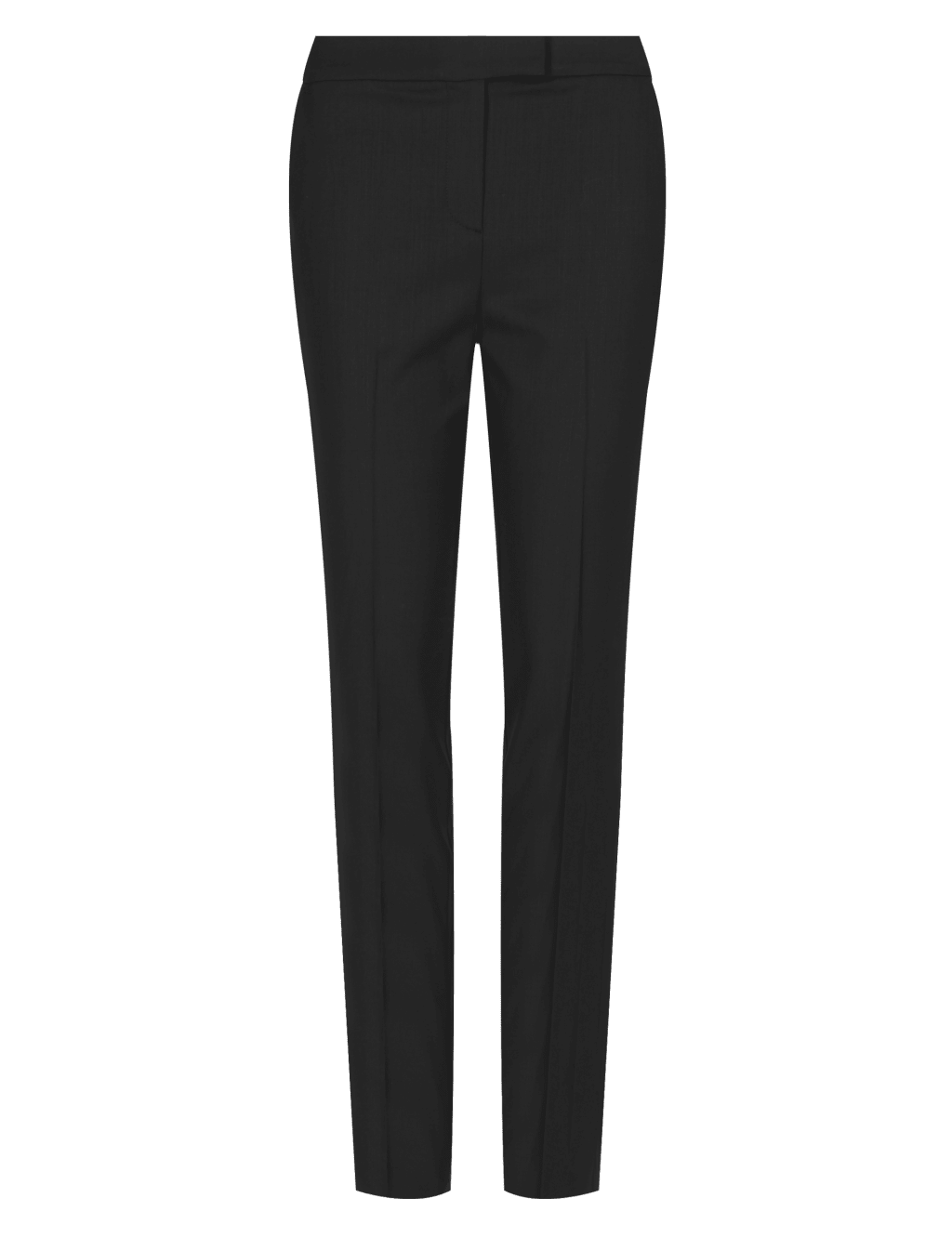 Wool Rich Flat Front Tapered Leg Trousers M&S Collection M&S