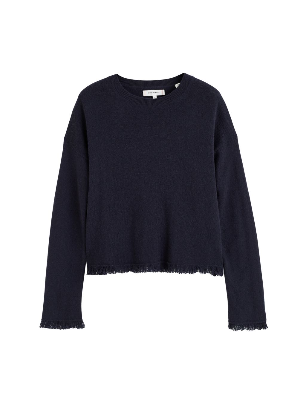 Wool Rich Fringed Jumper with Cashmere 2 of 2