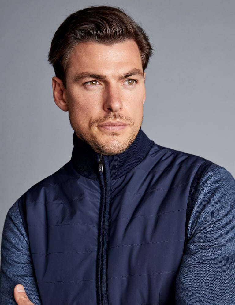 Charles tyrwhitt quilted discount jacket