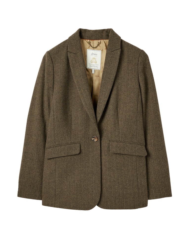 Joules new arrivals herringbone coat