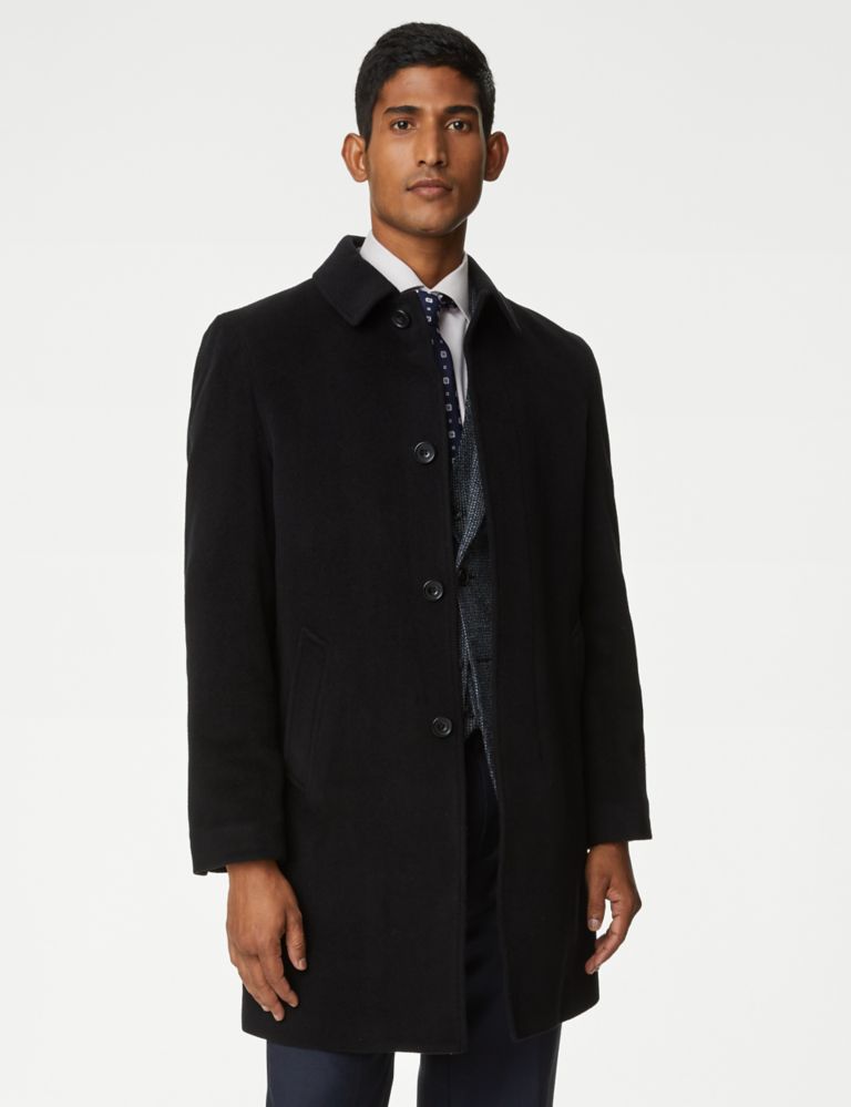 Wool Rich Overcoat with Cashmere | M&S SARTORIAL | M&S