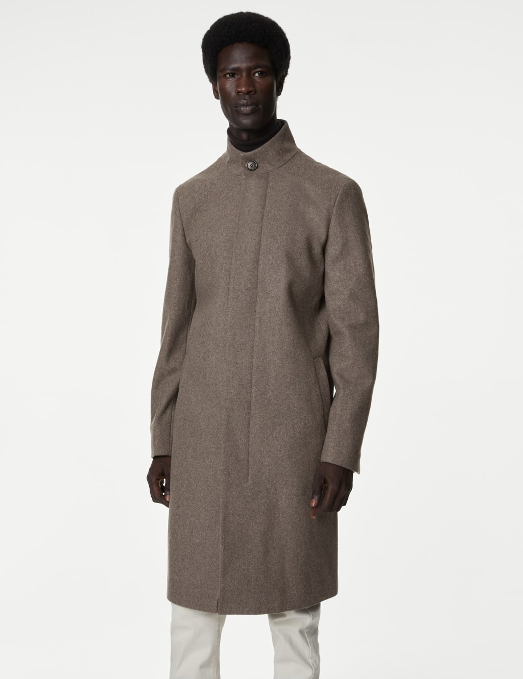 Wool Rich Overcoat Autograph M S