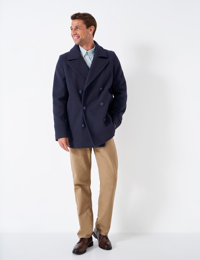Wool Rich Peacoat