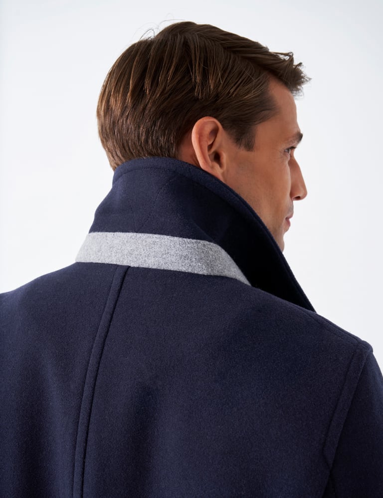 M&s navy pea coat clearance