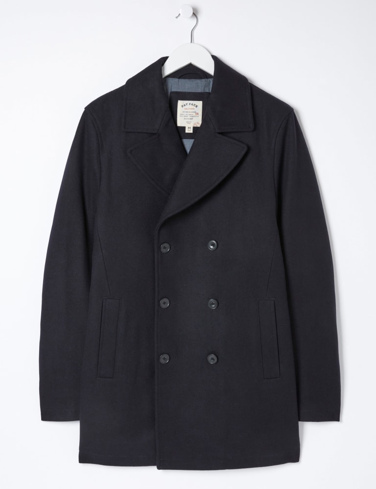 Marks and spencer mens pea coat shop