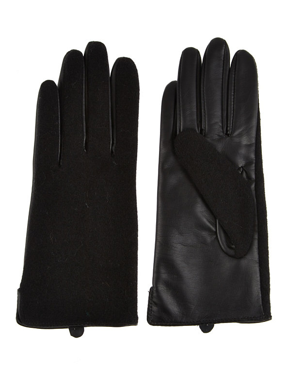 Wool Rich Plain Gloves Image 1 of 1