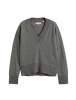 Wool Rich Relaxed Jumper with Cashmere Image 2 of 3