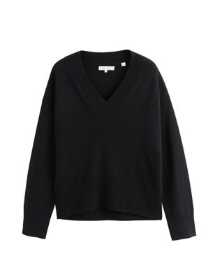 Wool Rich Relaxed Jumper with Cashmere Image 2 of 3