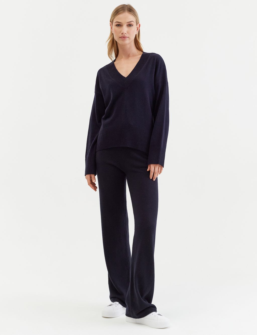 Wool Rich Relaxed Jumper with Cashmere 2 of 4