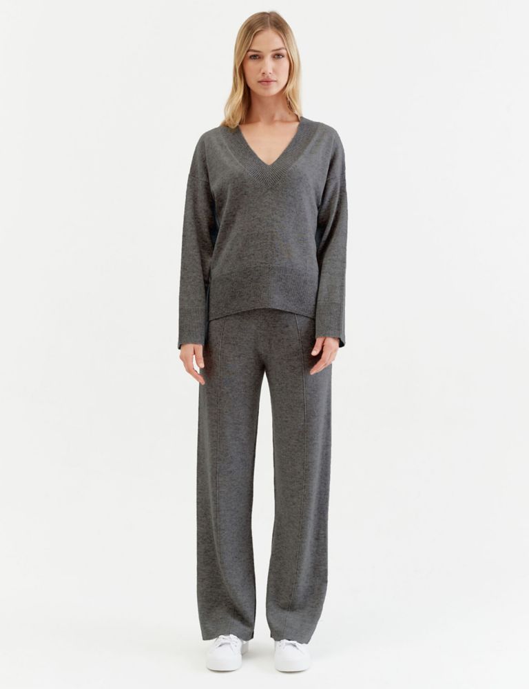 Wool Rich Relaxed Jumper with Cashmere 1 of 3