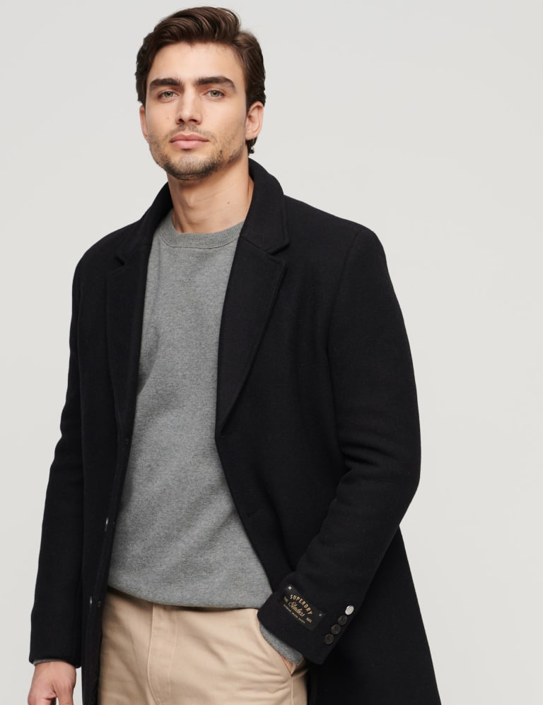 Mens 2025 overcoat m&s