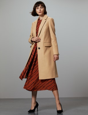 marks and spencer cashmere coat