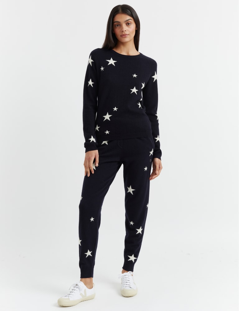 Wool Rich Star Jumper with Cashmere Chinti Parker M S