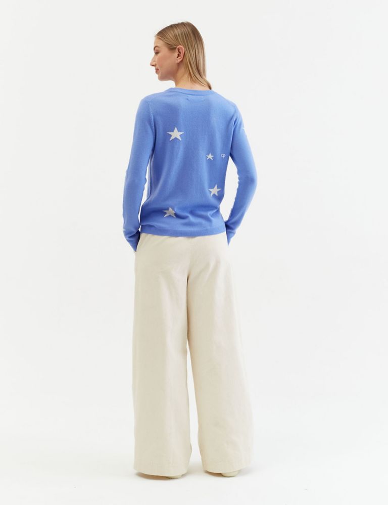 Wool Rich Star Jumper with Cashmere 3 of 3