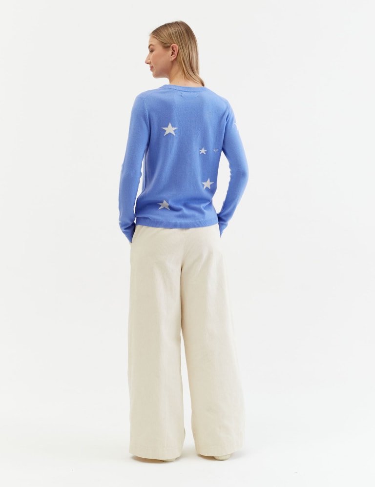 Chinti and parker 2025 star cashmere sweater
