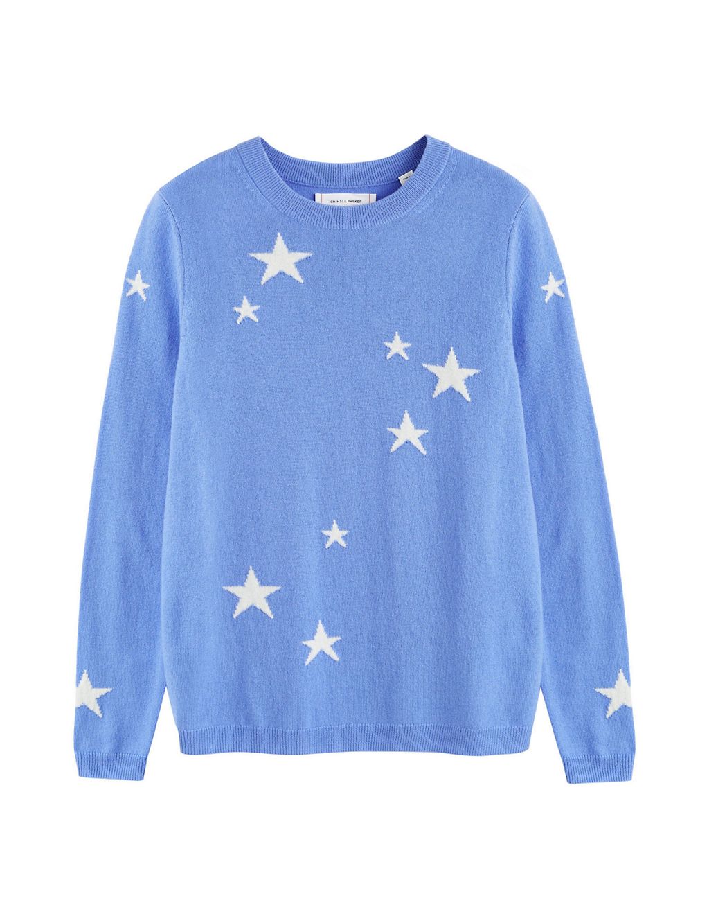 Wool Rich Star Jumper with Cashmere 1 of 3