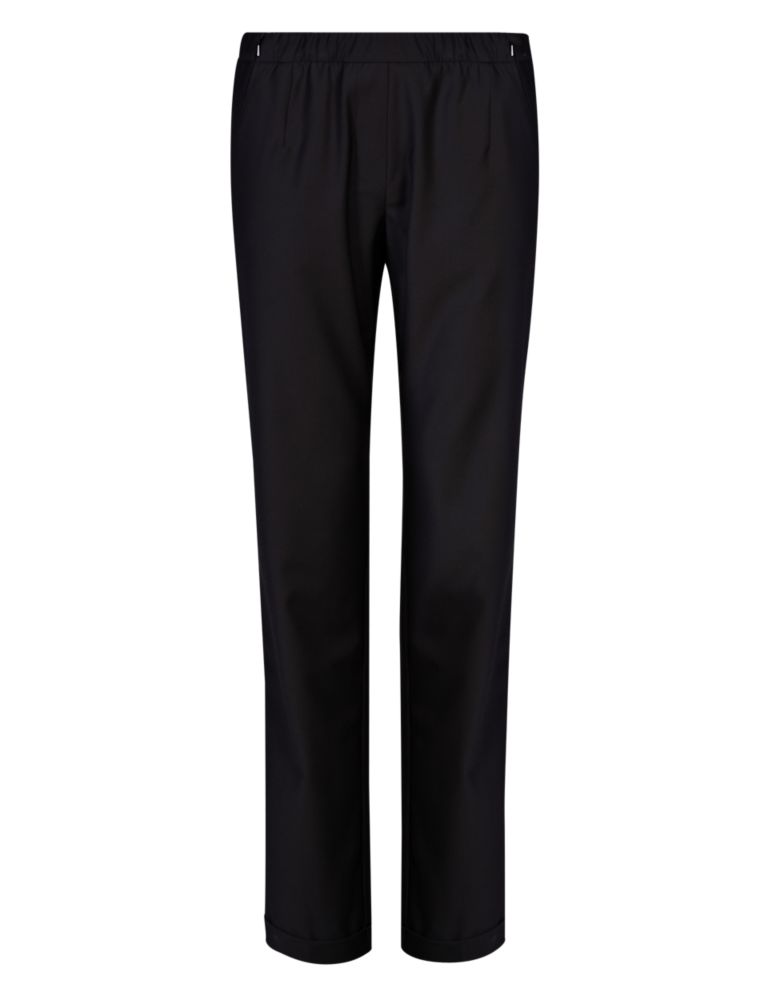 Wool Rich Straight Leg Trousers 3 of 6
