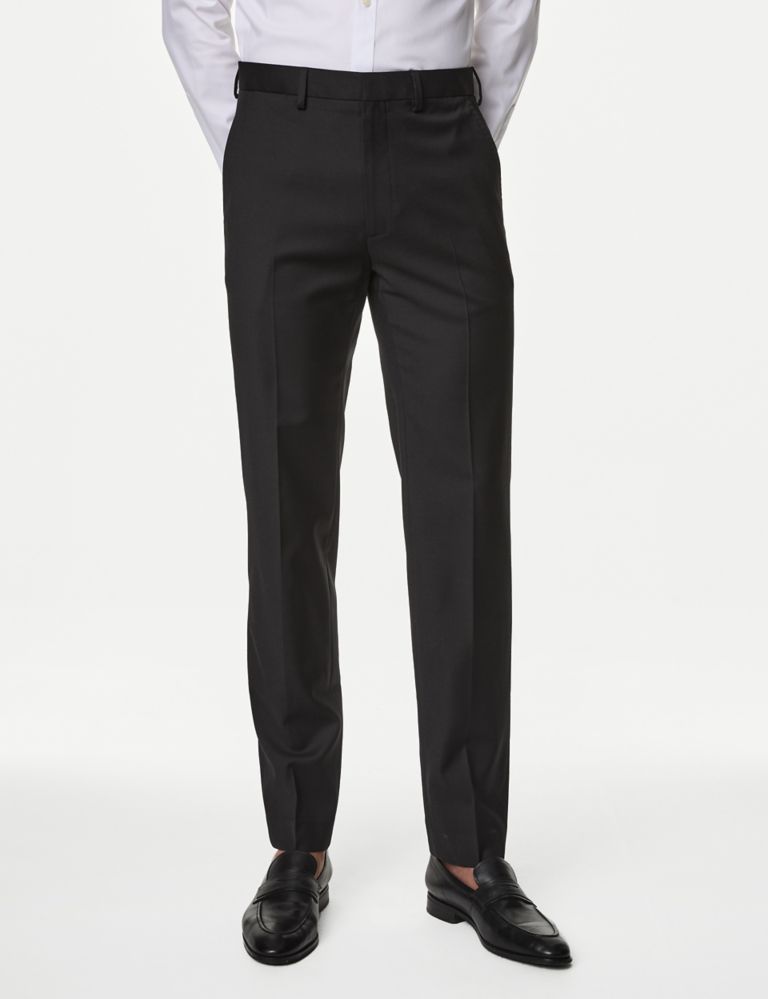 Wool Rich Stretch Trousers 1 of 6