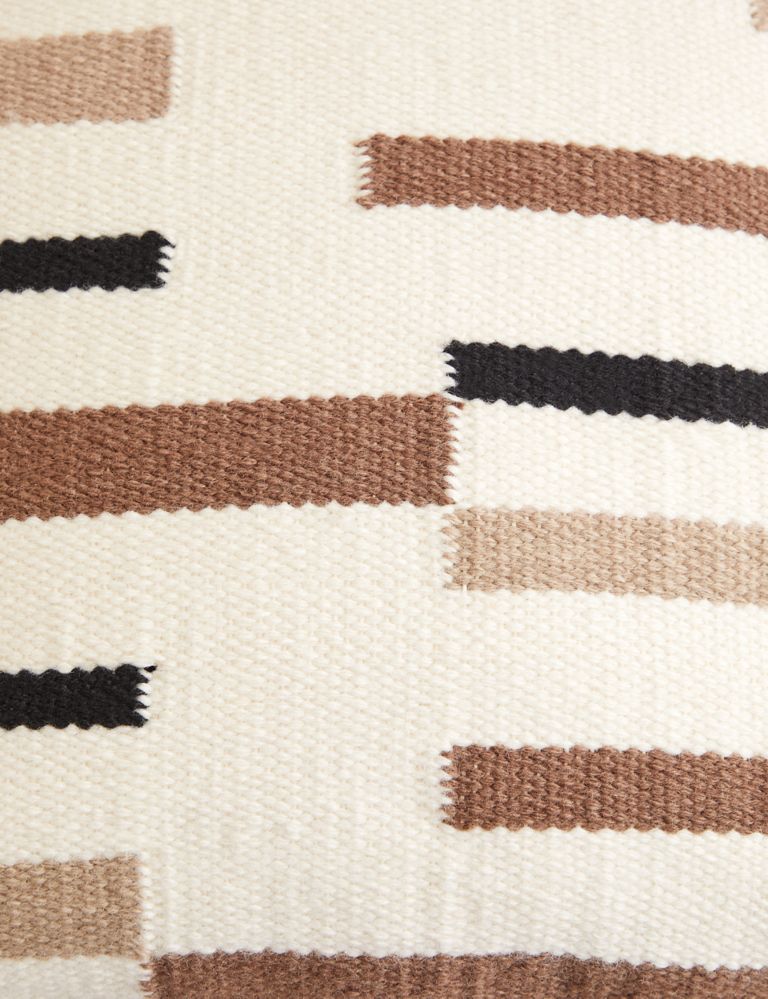 Wool Rich Striped Cushion 4 of 7