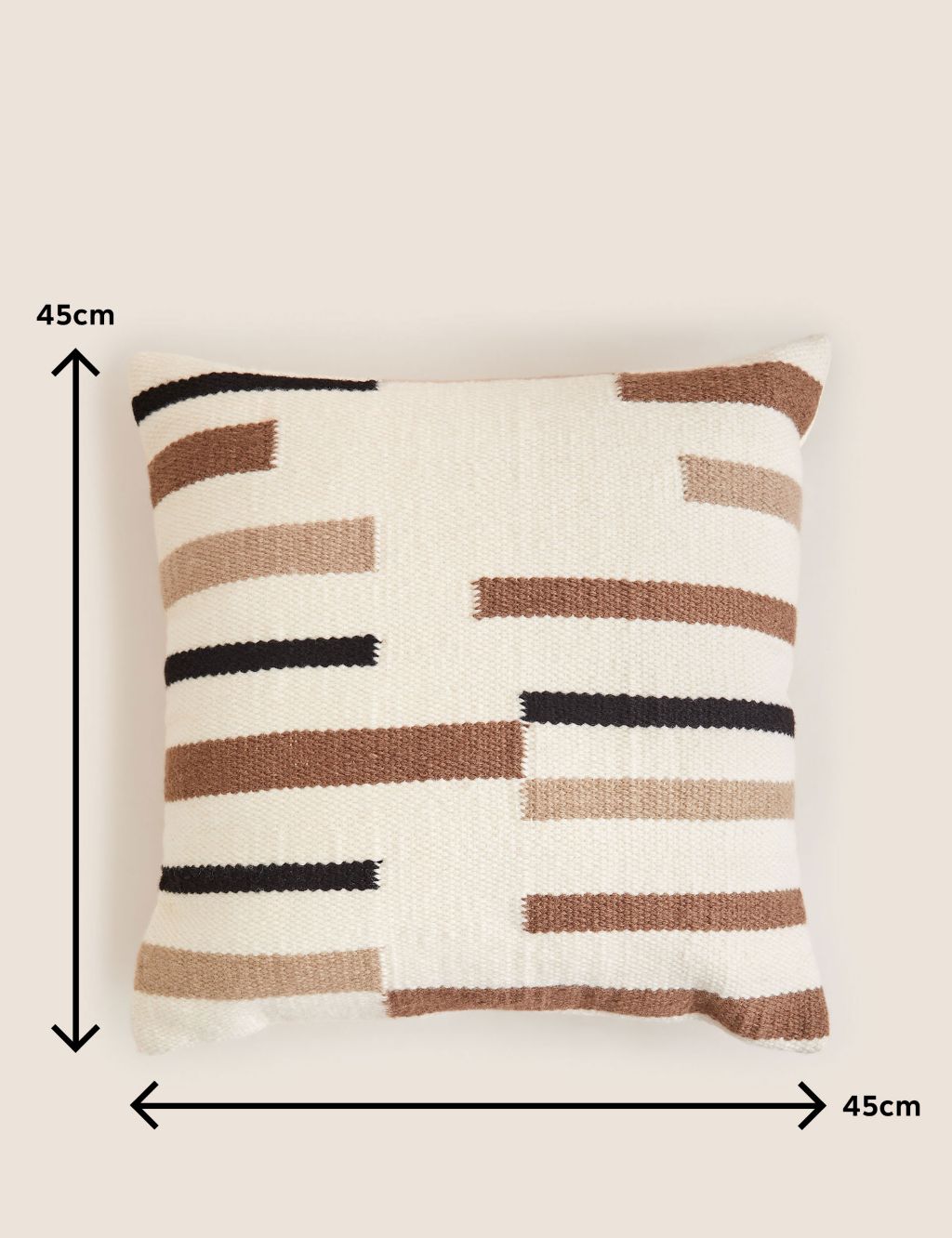 Wool Rich Striped Cushion 5 of 7