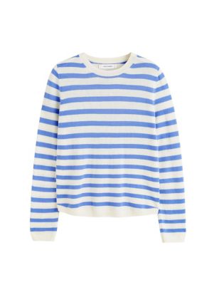 Wool Rich Striped Sweatshirt with Cashmere Image 2 of 5