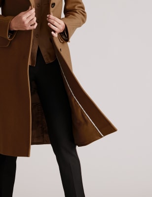 Marks and spencer outlet camel coat