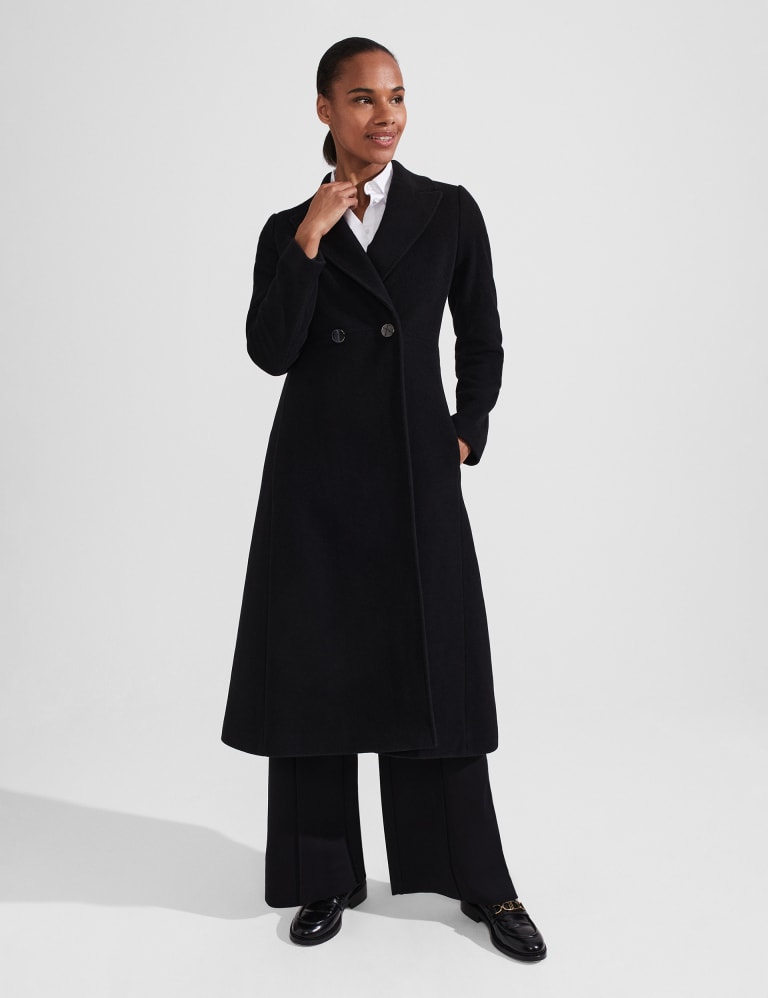 Wool Rich Tailored Coat with Cashmere HOBBS M S