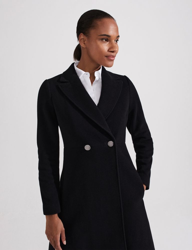 Wool Rich Tailored Coat with Cashmere | HOBBS | M&S