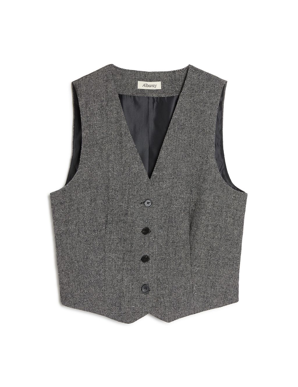 Wool Rich Tailored Waistcoat | Albaray | M&S