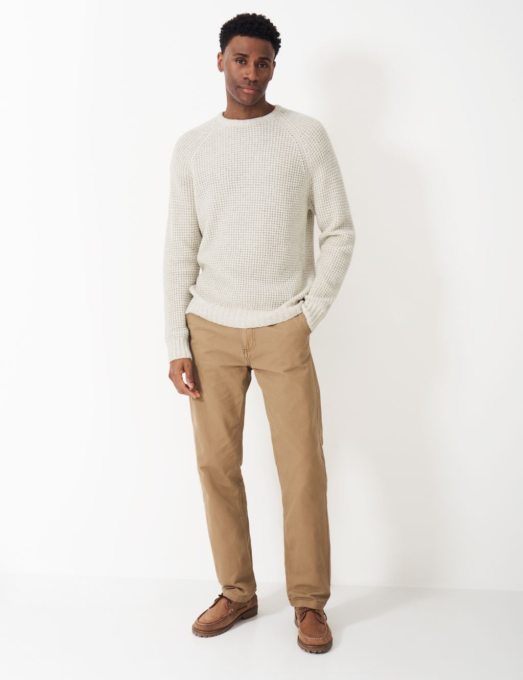 Wool Rich Textured Jumper | Crew Clothing | M&S
