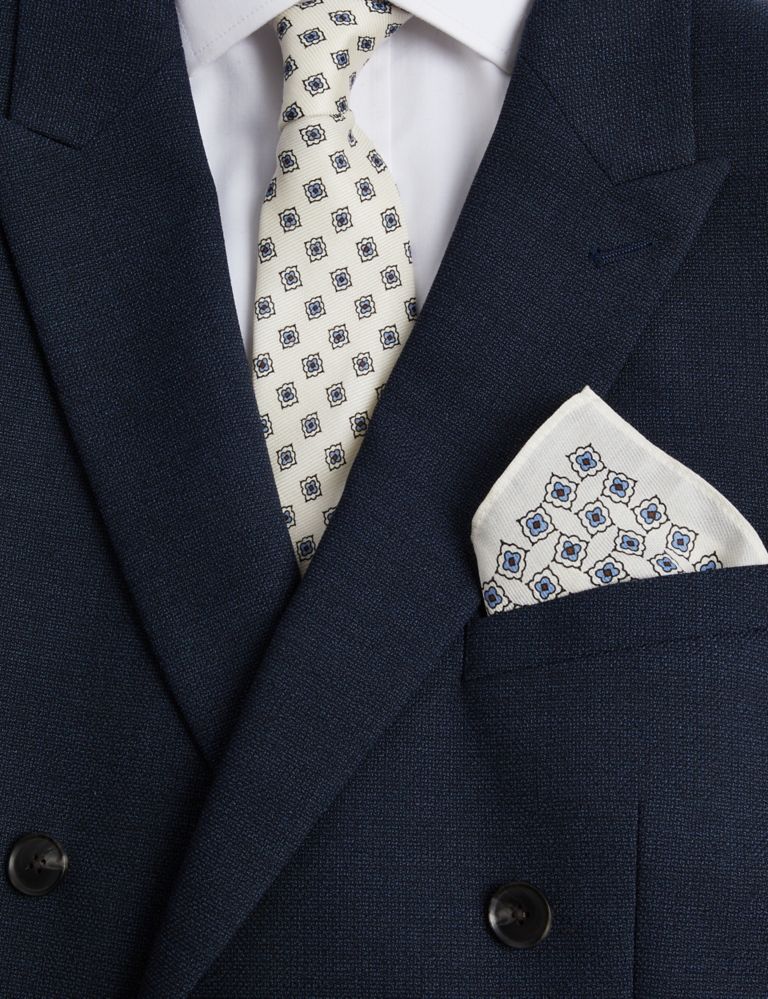 Wool Rich Tie & Pocket Square Set 1 of 3